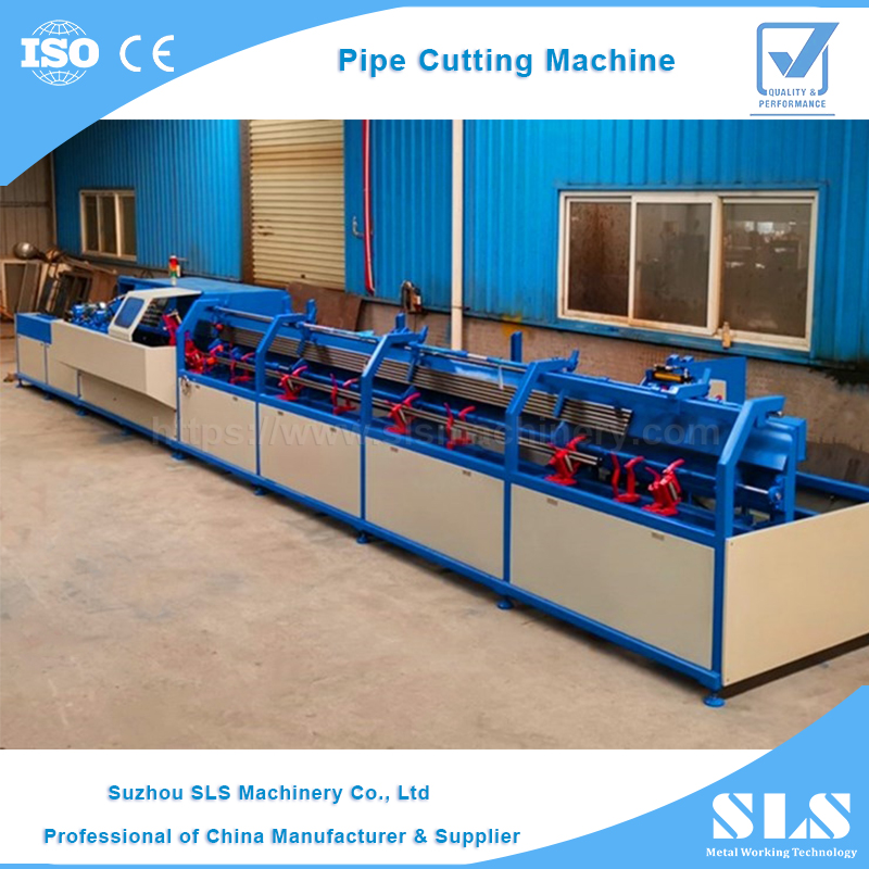 Máquina de corte de tubo de longitud automática MC-400CNC-ML completa